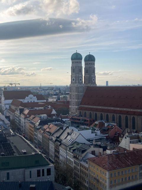 vue sur la vielle ville de munich