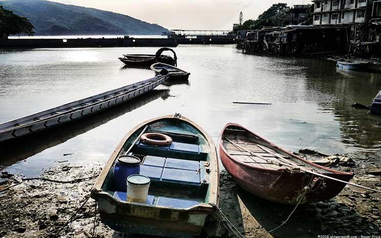 Des bateaux à Ma Wan Village Hong Kong