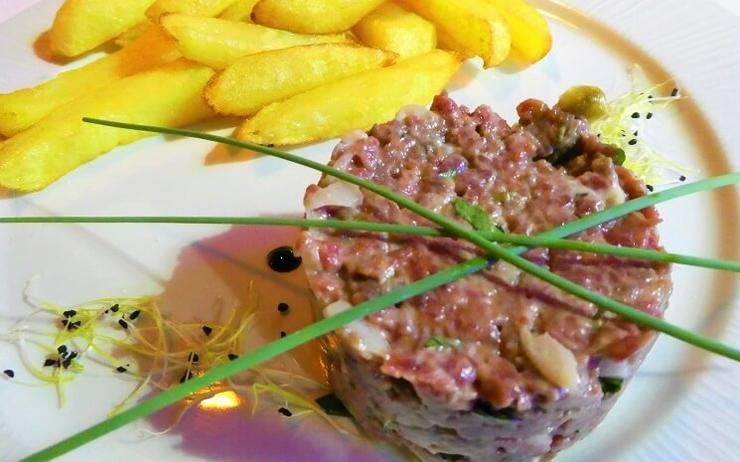 L'un des plats du nouveau restaurants franÃ§ais Chez Wladimir